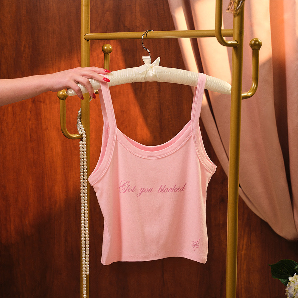 Sabrina Carpenter - got you blocked crop tank