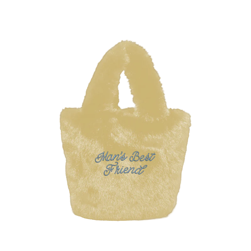 Sabrina Carpenter - Man's Best Friend Fuzzy Tote Bag