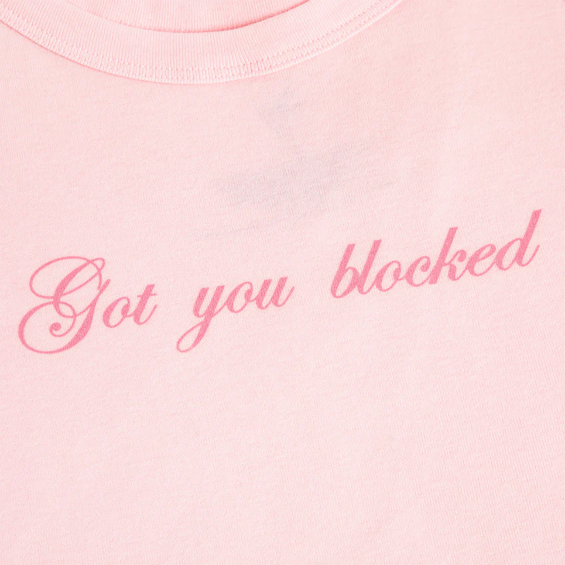 Sabrina Carpenter - got you blocked crop tank