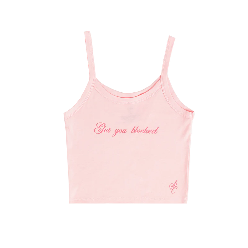 Sabrina Carpenter - got you blocked crop tank