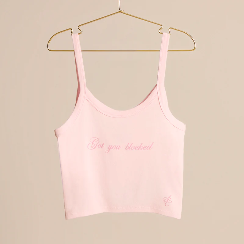 Sabrina Carpenter - got you blocked crop tank