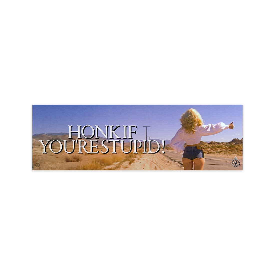 Sabrina Carpenter - Honk If You're Stupid! Bumper Sticker