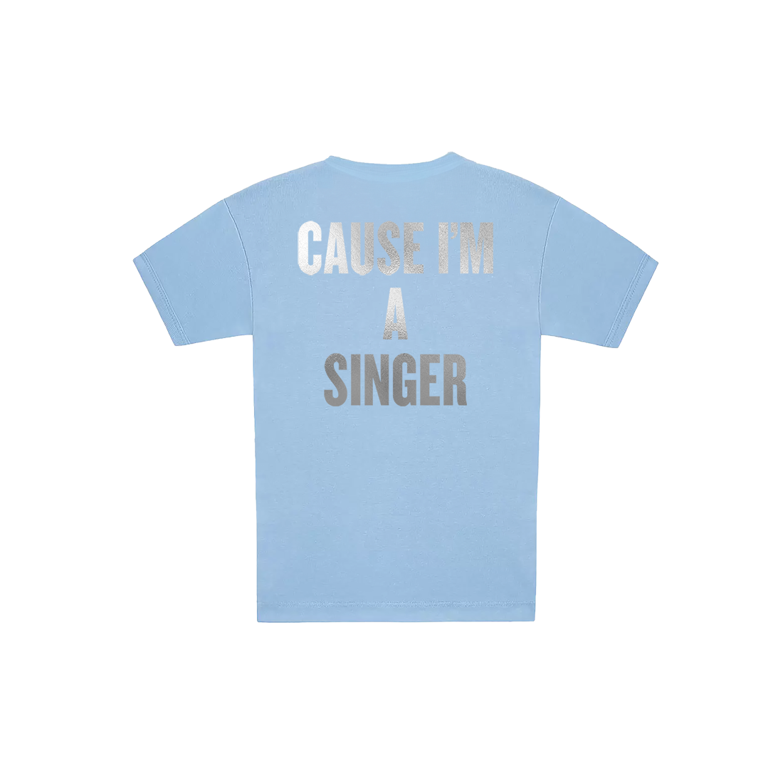 Sabrina Carpenter - working late silver foil graphic tee