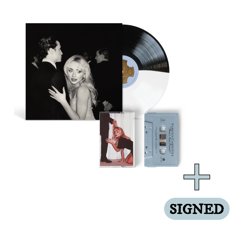 Man's Best Friend Alt Cover #1 LP, Standard Cassette + Signed Art Card Bundle