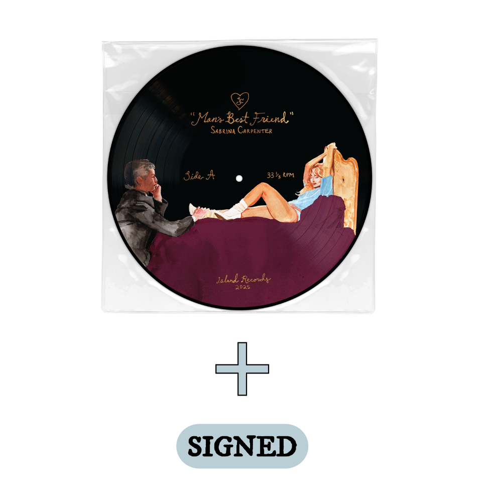 Man's Best Friend D2C Picture Disc + Signed Art Card Bundle