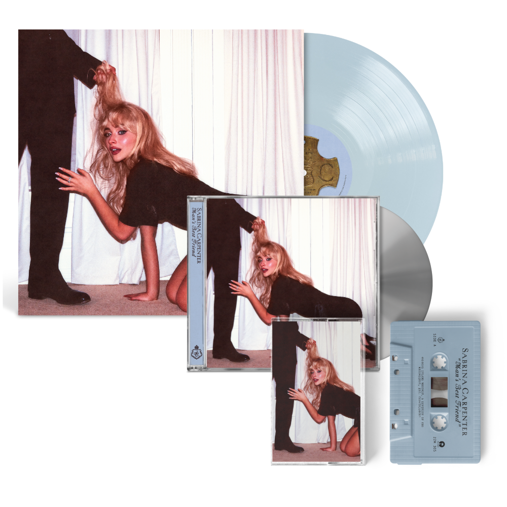 Man's Best Friend Standard LP, CD & Cassette + Signed Art Card Bundle